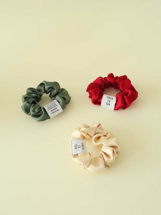 Baby scrunchie 3set(Butter/Khaki/Red)