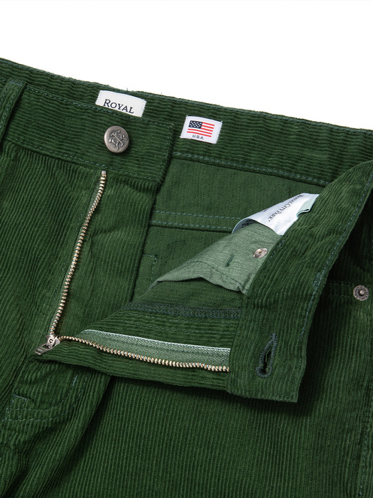 RCP Corduroy Wide Pants, Green