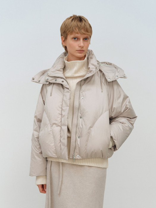 TFW DETACHABLE HOOD GOOSE DOWN PUFFER_2COLORS