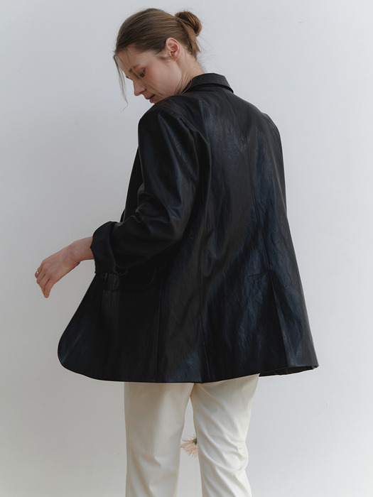 comos 1380 two-burton classic leather jacket (black)