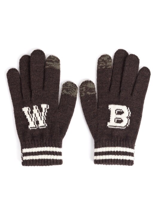 WB TOUCH GLOVES (brown)