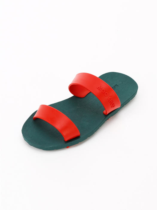 [WOMEN] Two Straps, Green-Red