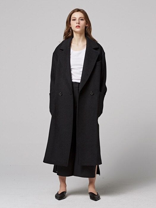 Oversize coat_black 