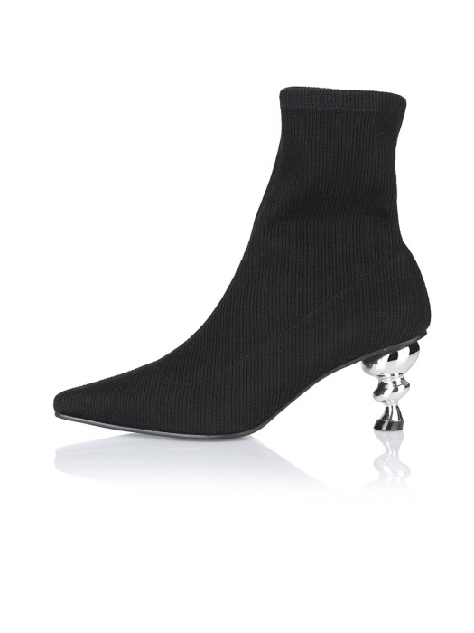 Jane socks boots / 19PF-B538 Black