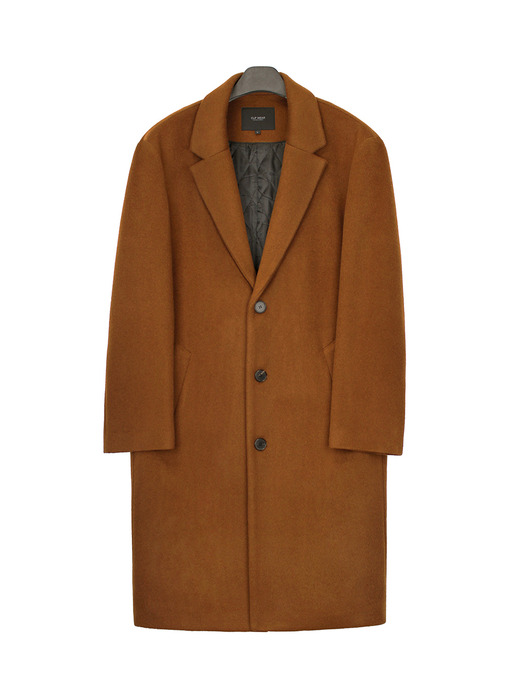 LOOSE FIT SINGLE WOOL COAT_2 color