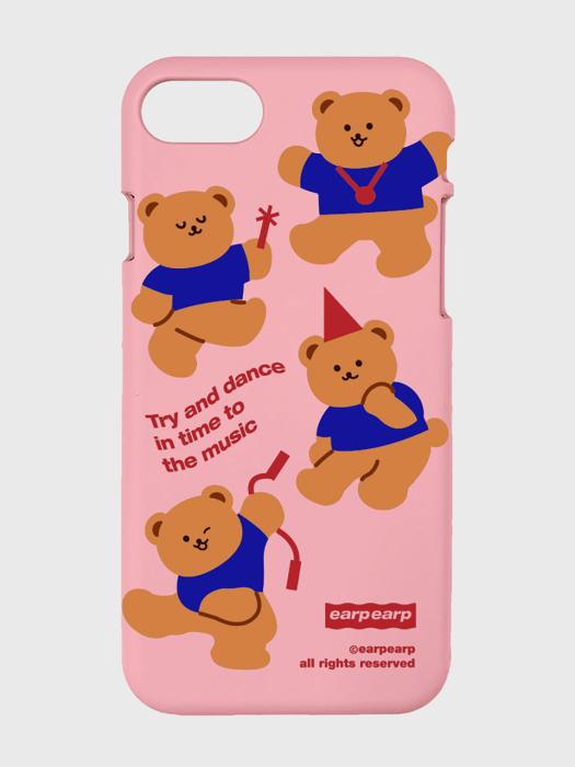 dancing bear-pink(color jelly)