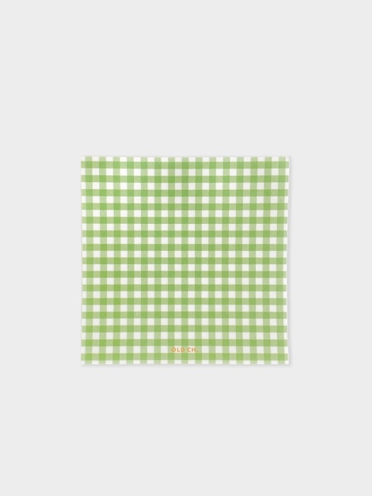 GINGHAM MEMO PAD - Green