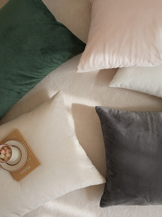 소프트밍크 양면 극세사 베개커버 5종