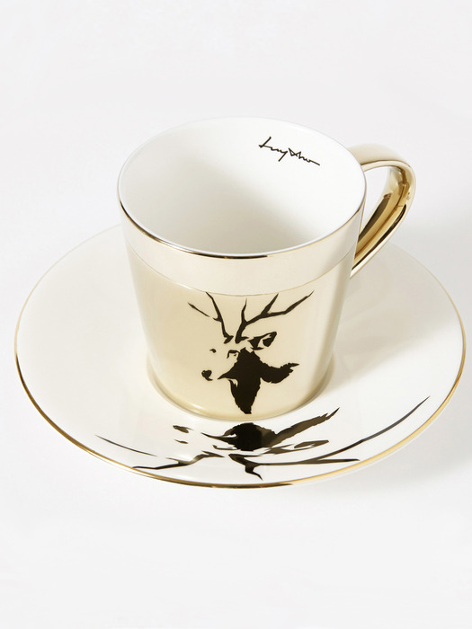 Mirror cup & Sika Deer / 대륙사슴