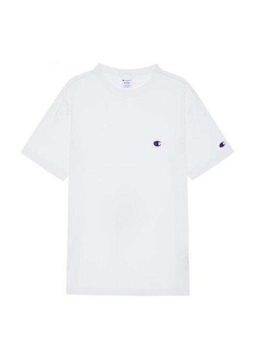 [ASIA] C로고 크루넥 반팔 티셔츠 (WHITE) CKTS0E220WT