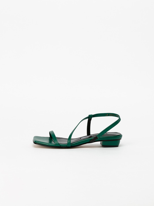 Lima Basic Sandals in Regular Green