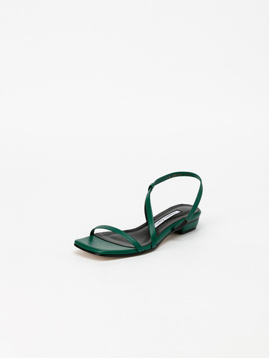 Lima Basic Sandals in Regular Green