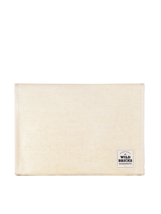 PULPWOOD CLUTCH BAG (ivory)