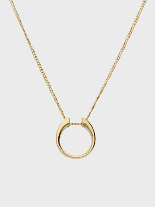 Bold Ring Necklace