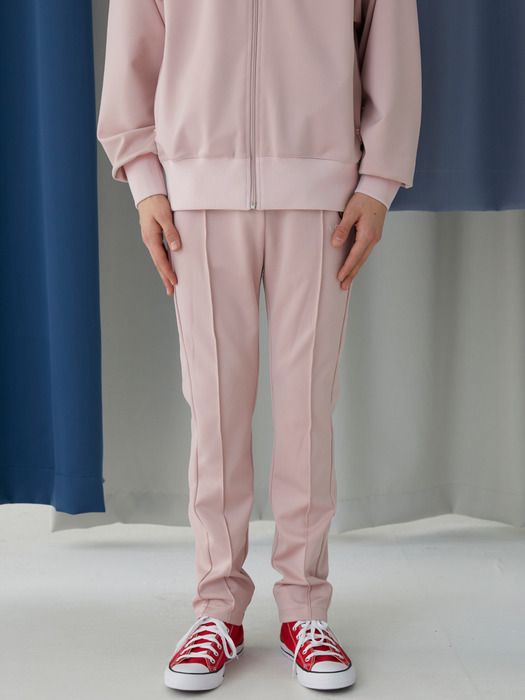 SM:]E PATCH TRACK PANTS BABY PINK