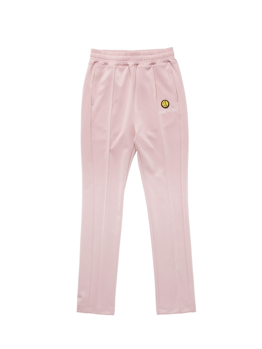SM:]E PATCH TRACK PANTS BABY PINK