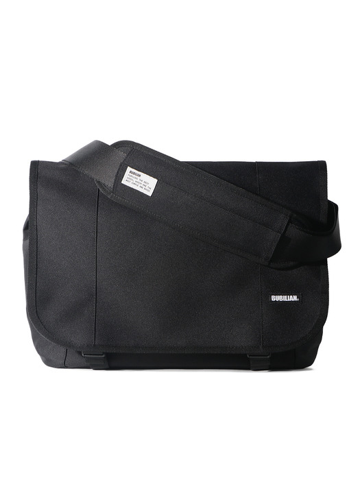 Bubilian Flutter Simple Messenger Bag _ Black