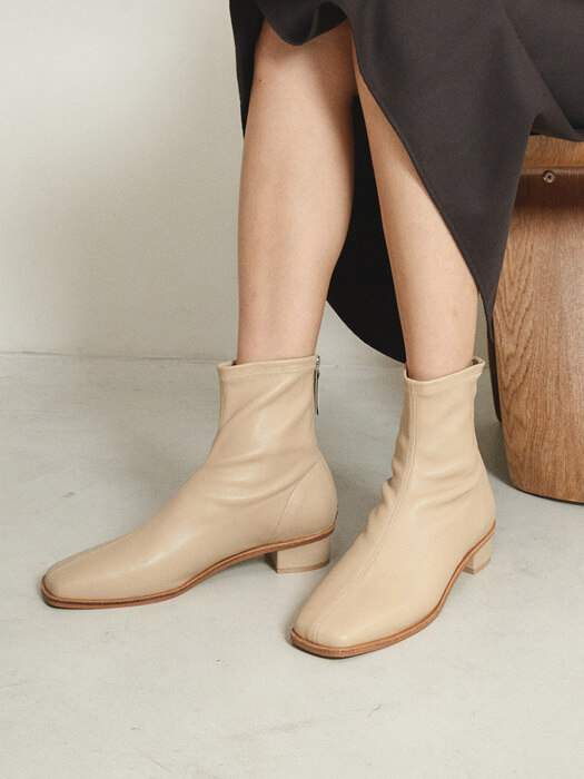 016 slim square toe boot (3color)