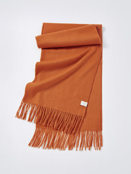 20FW CASHMERE MUFFLER - ORANGE