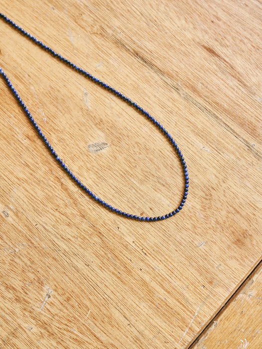 FLOW` Lapis Lazuli Mask Necklace