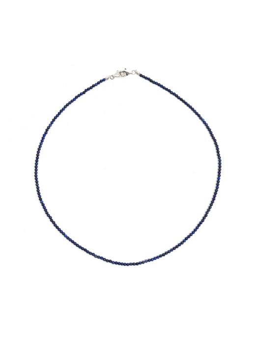 FLOW` Lapis Lazuli Mask Necklace