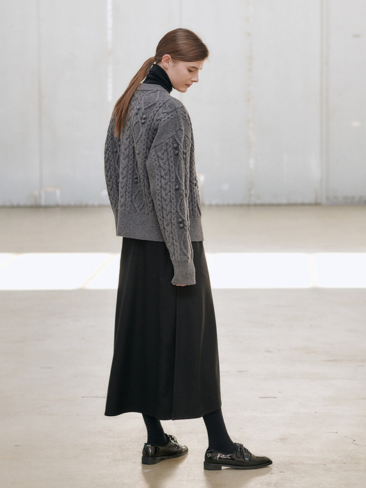20WN winter cable cardigan [CHA]