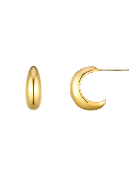 Minimal Hoop Earring, Jane(M) (Gold)
