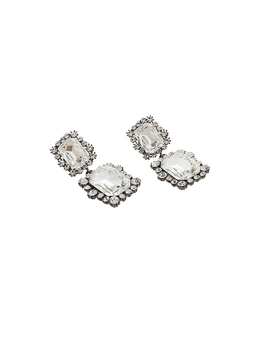 Crystal `drop` Earrings