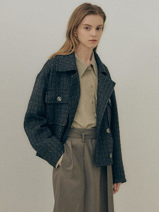 Tweed Crop Jacket SW1SJ138-10