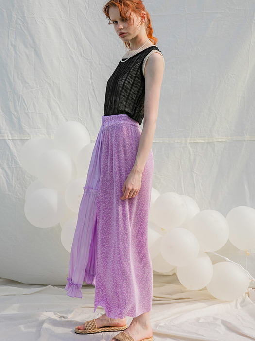 [리퍼브]Two-Way Styling Skirt_Purple