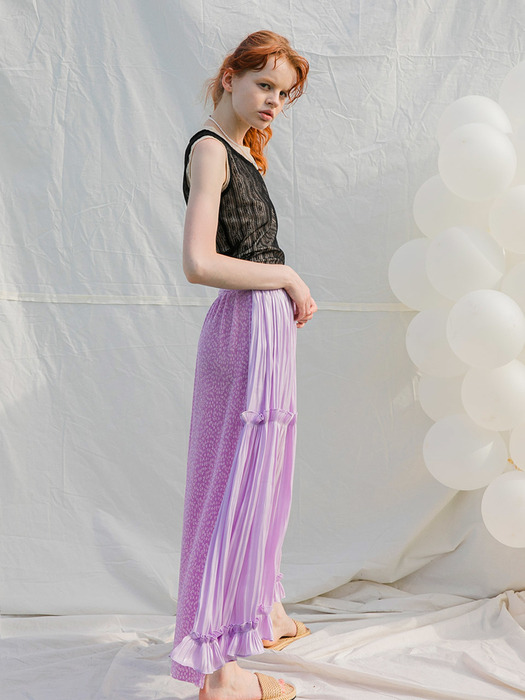 [리퍼브]Two-Way Styling Skirt_Purple