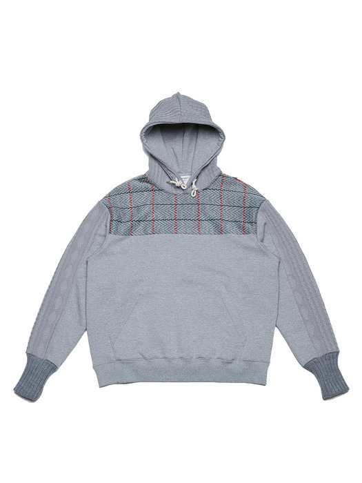 Collage Mix Hood (gray)