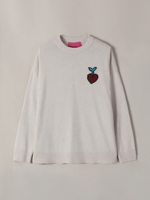 Wool-blend Sweater with Apple logo_LQWAW20200OTX