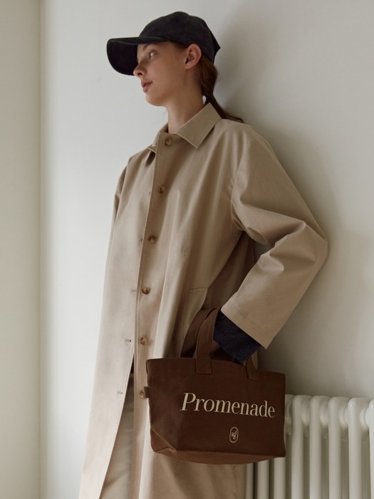promenade bag (S) - brown