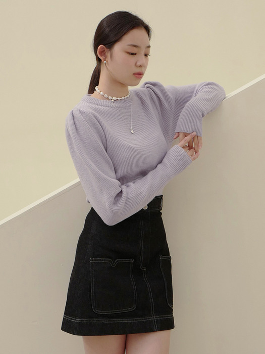 Puff Sleeve Knit