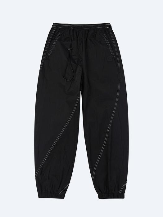 ADER ERROR아더에러]Sculpture logo trackpants Noir