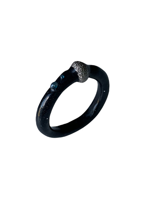 cosmic glitter metal ring point