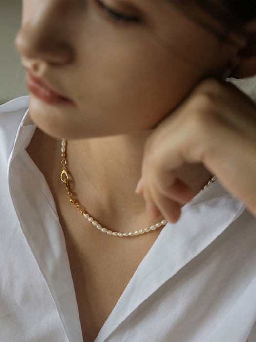 [Renewal] LV039 Classic freshwater pearl necklace