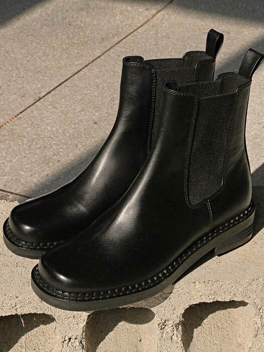 [UNISEX] 1564 P-1564 Chelsea boots-black