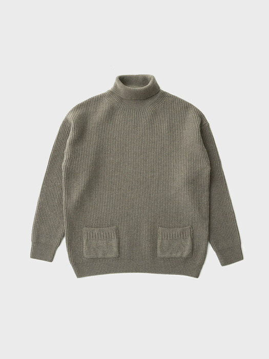 Ample Cashmere Turtleneck Pullover (Dovetail)