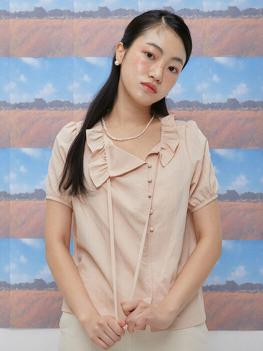 Eloquence blouse (salmon pink)