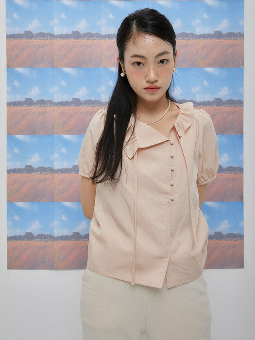 Eloquence blouse (salmon pink)