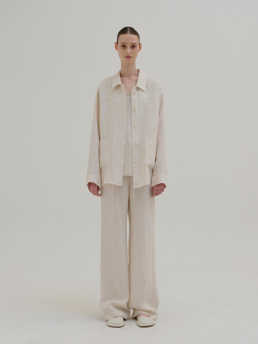 linen outer (ivory)