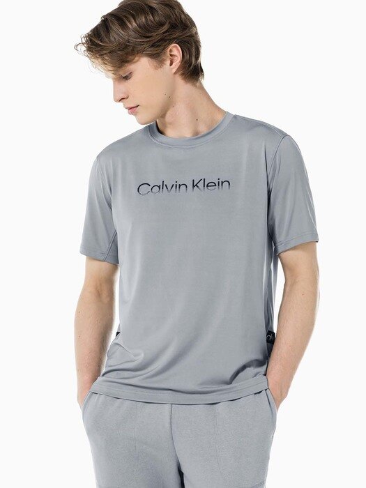남성 액티브 아이콘 매쉬 패널 티셔츠_4MS2K113020