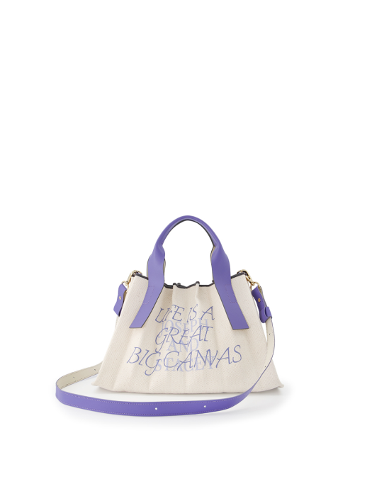 Lucky Pleats Canvas Tote Pop S (ALL)