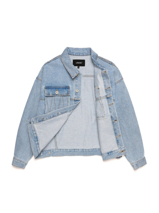 21 DENIM JACKET / SKY BLUE