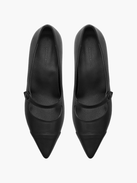 Linzy mary jane shoes (BLACK)