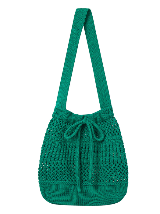 Crochet Bucket Bag_Green VC2236BG034M