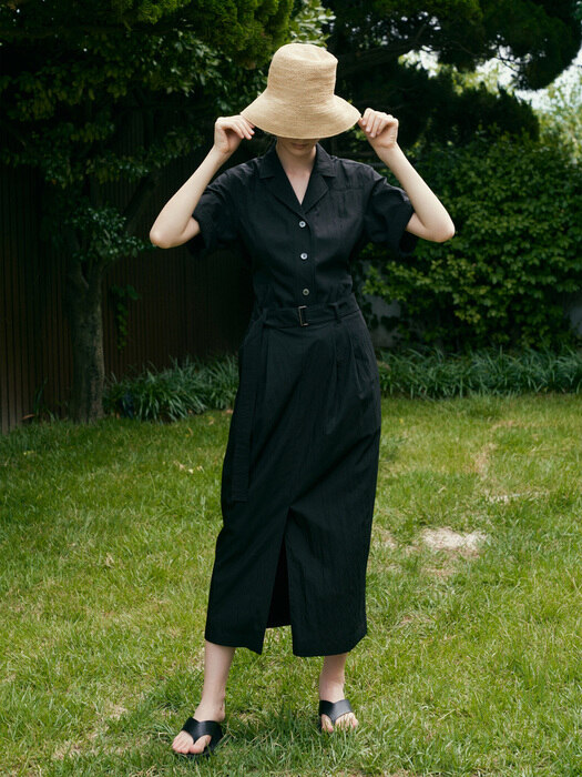 22Summer Anorak Onepiece Set-up (Black)