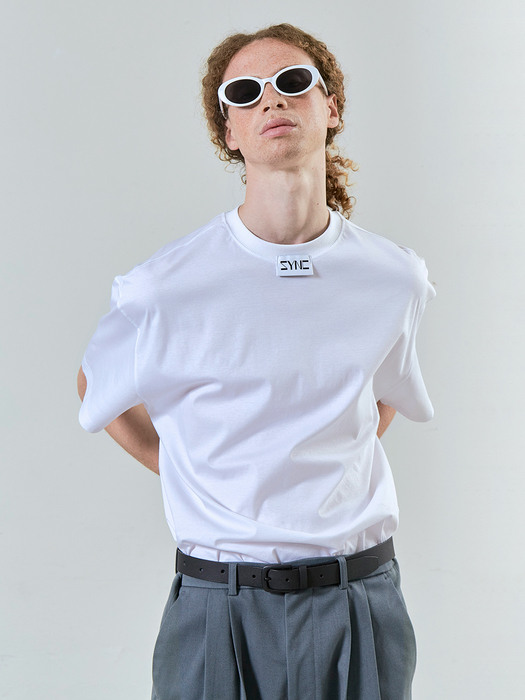 Point Label T-Shirt White
